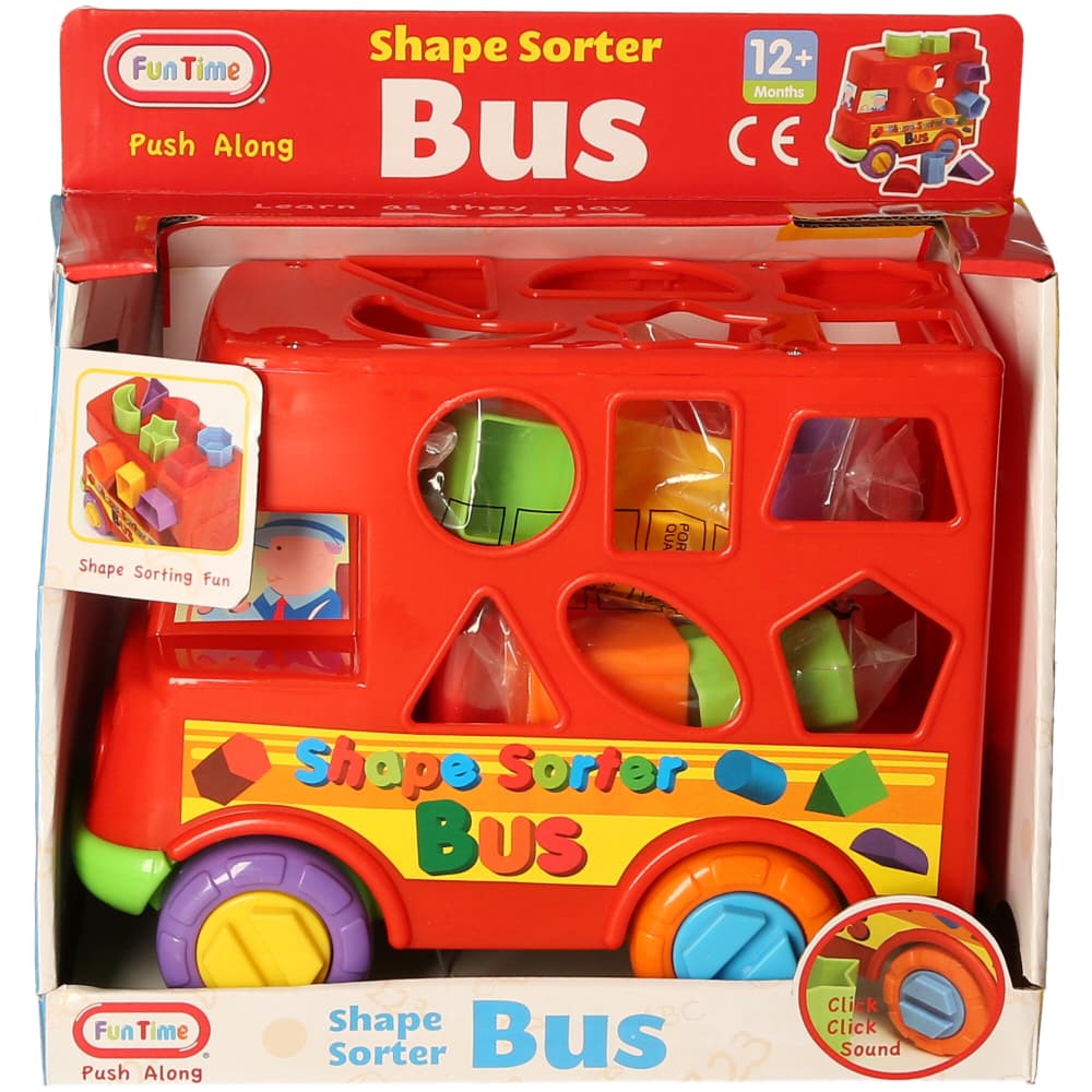 PUSH ALONG BUS SHAPE SORTER