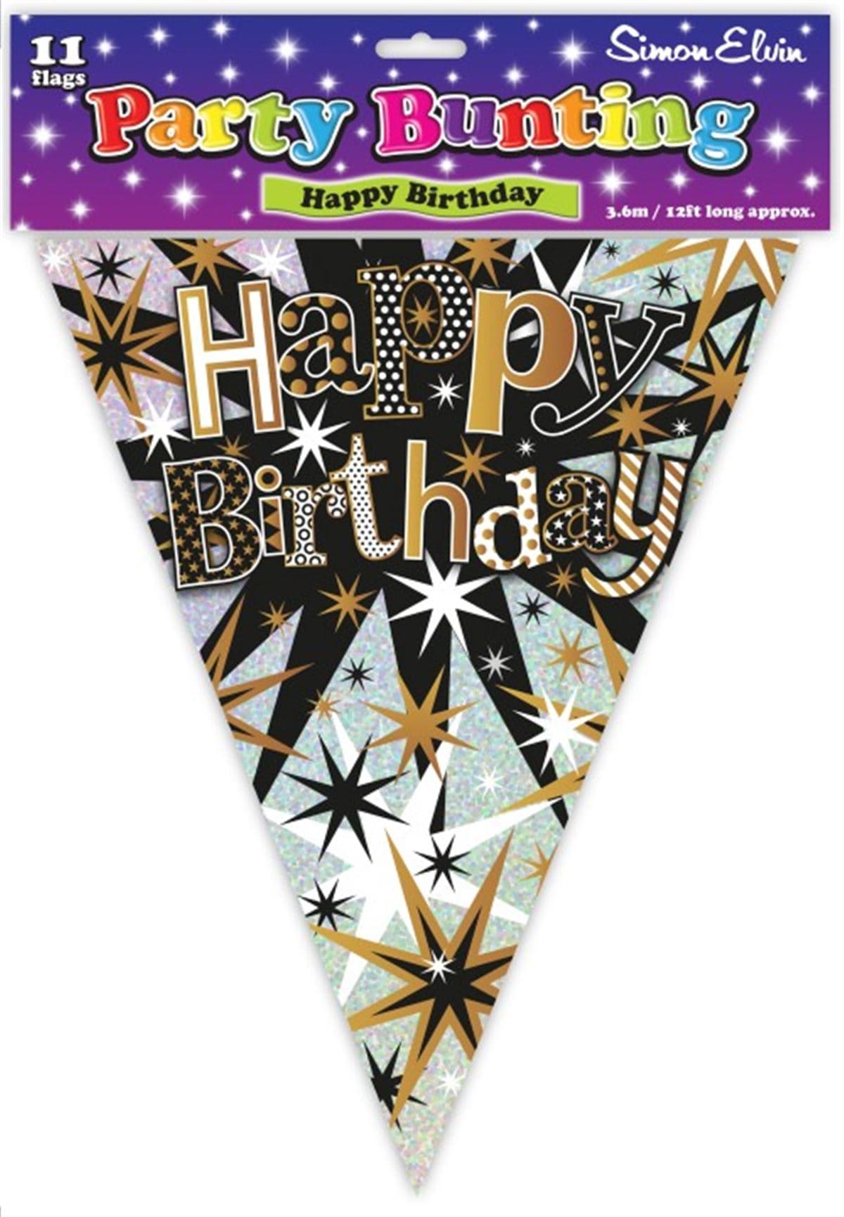 SE  Happy Birthday Bunting 3.5m