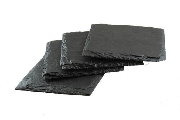 Apollo 4 Natural Slate Coaster Handmade Square Mug Mats Drinks Coaster Placemats