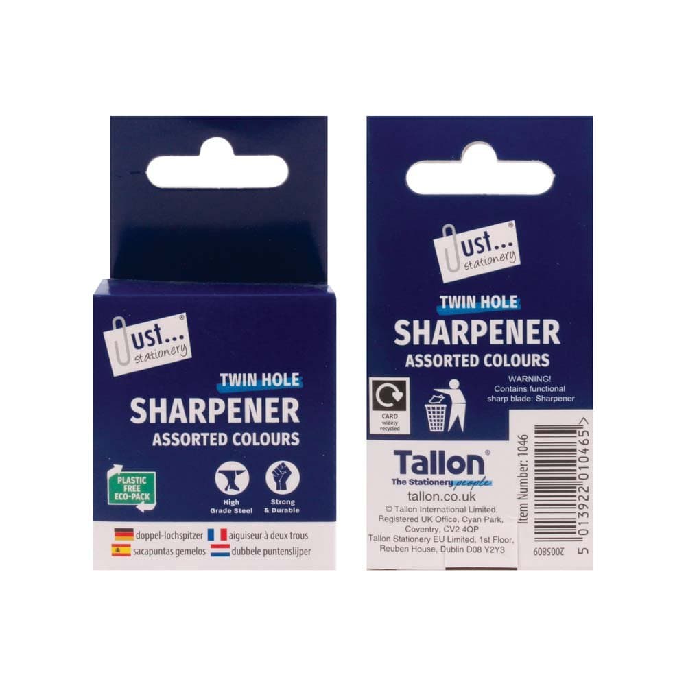 TALLON Twin Hole Pencil Sharpener