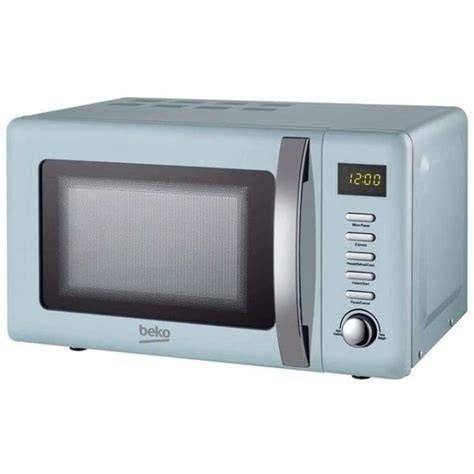 Beko 800W Retro Compact Microwave, 20L BlUE (MOC20200M)