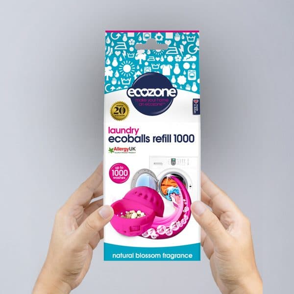 Ecozone Ecoballs Refills 1000 NATURAL BLOSSOM