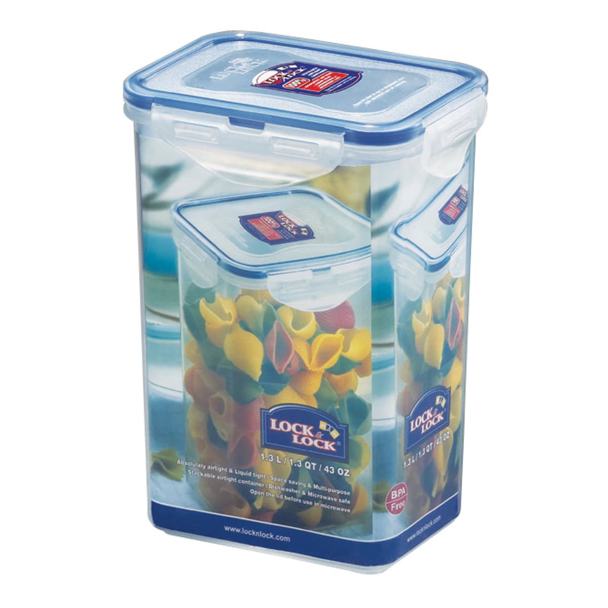 137X104X185MM RECTANGULAR 1.3L