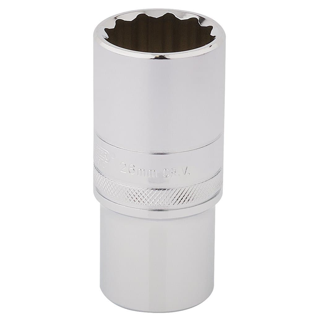 26mm deep socket 1/2' dr pckd (33838)
