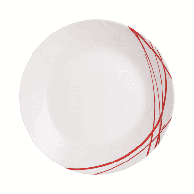 DOMITILLE ROUGE DINNER PLATE 25CM
