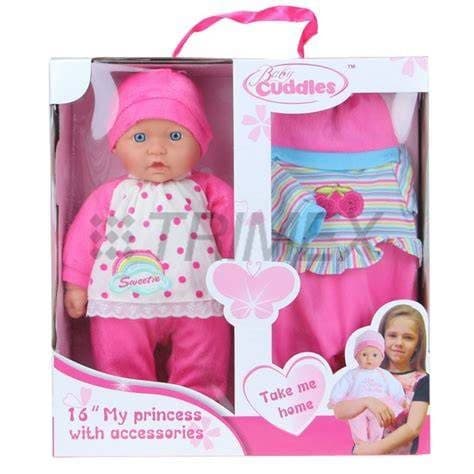 16"/40 CM SOFT BODY DOLL WITH DRESS