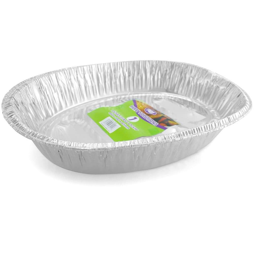 Foil Roasting Oval Dish 468 x 340 x 85mm 1/50