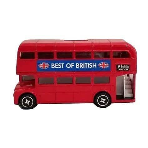 London Bus Money Box Die Cast (11.5cm)