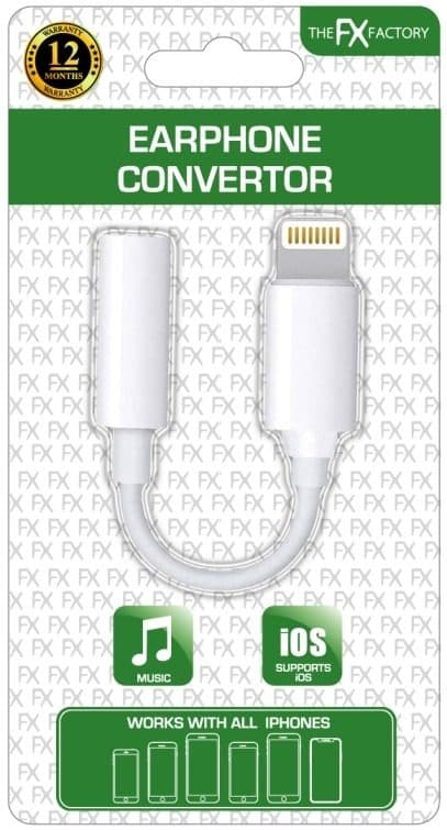 FX earphone convertor white (FXECWH)