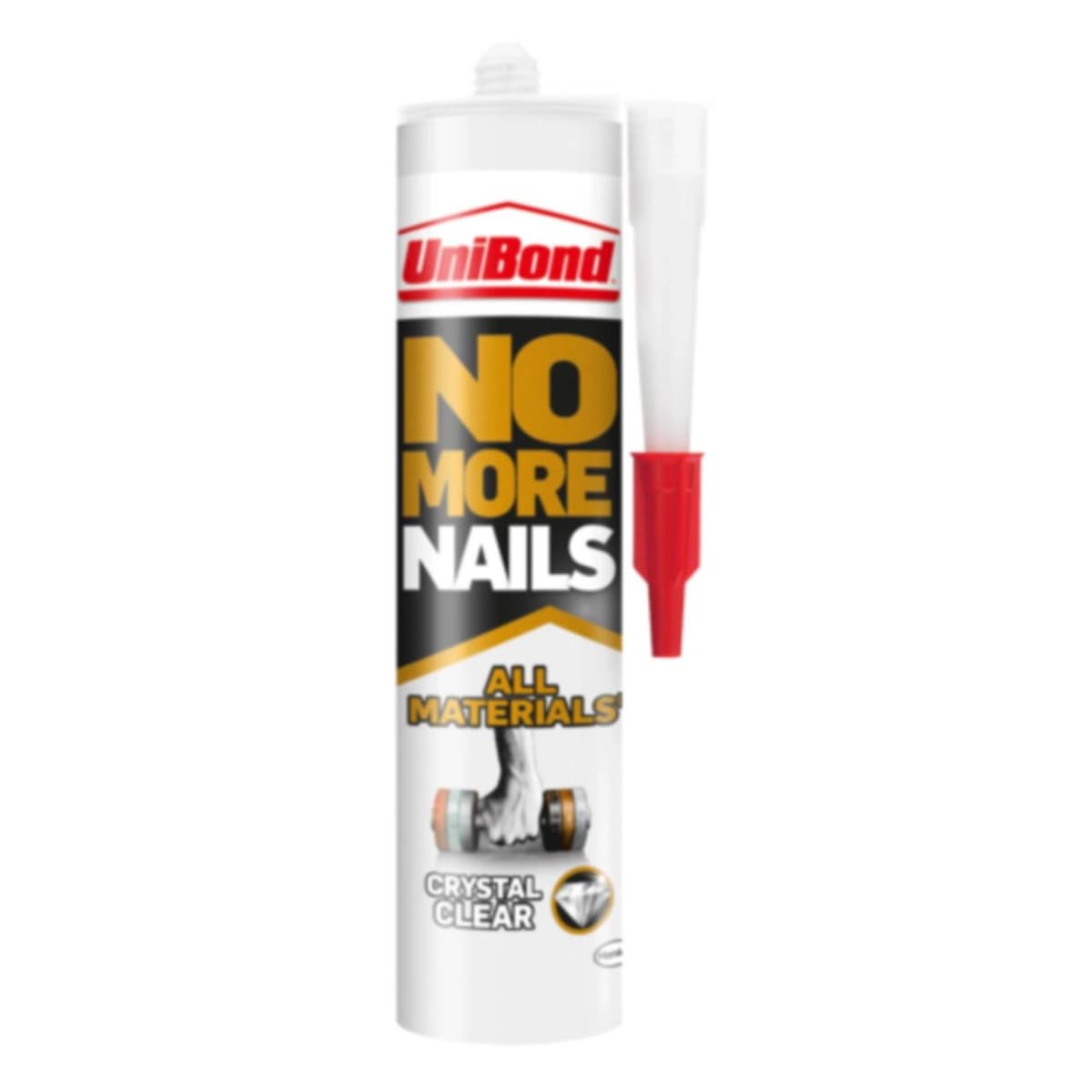 uni-bond no more nails (all materials) mat crystal clear 290g (2492492)
