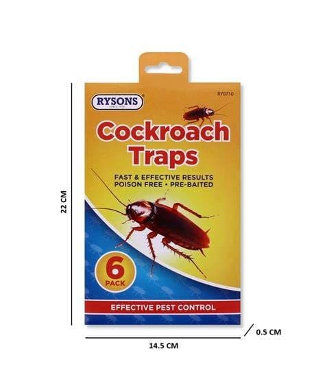 DGI 6PC COCKROACH TRAPS