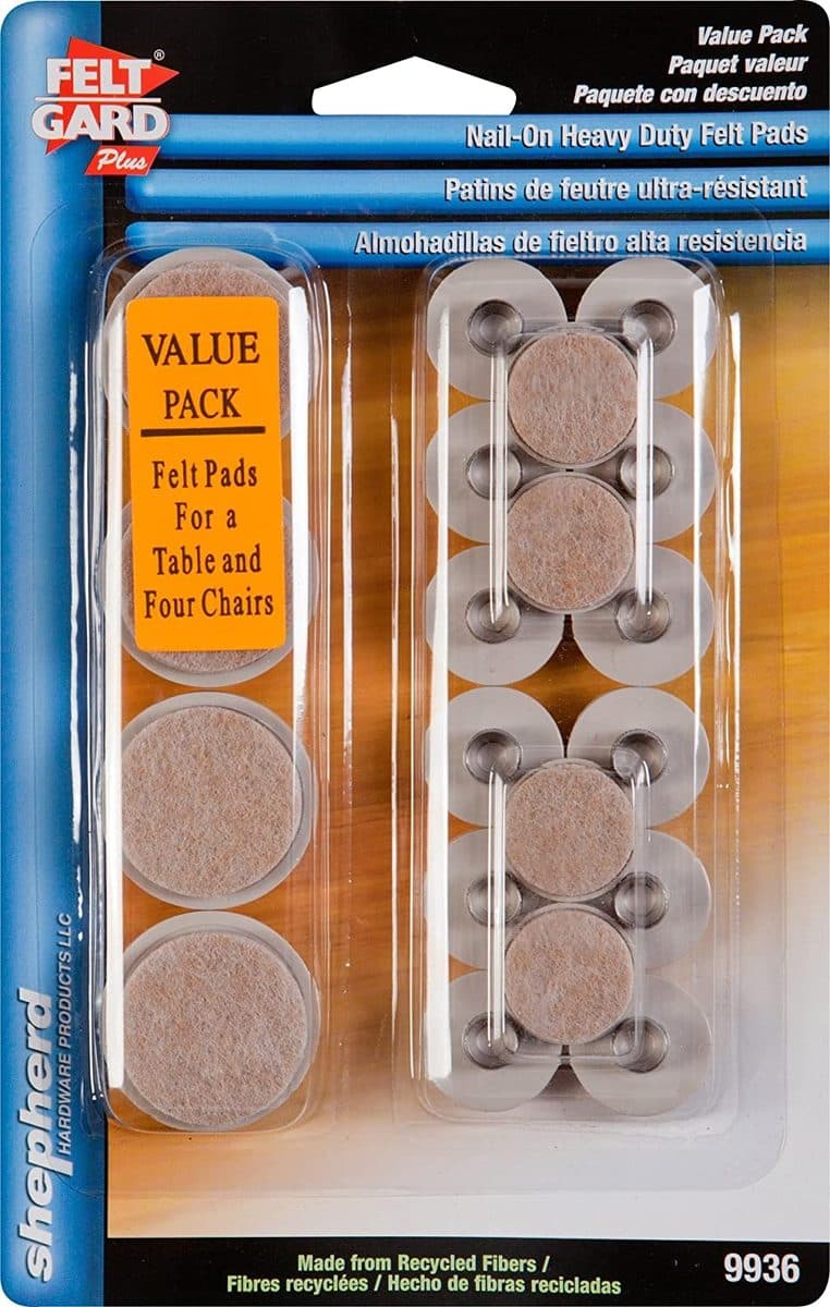 felt gard- hollow nail fixing diner pack pk20  (9936)