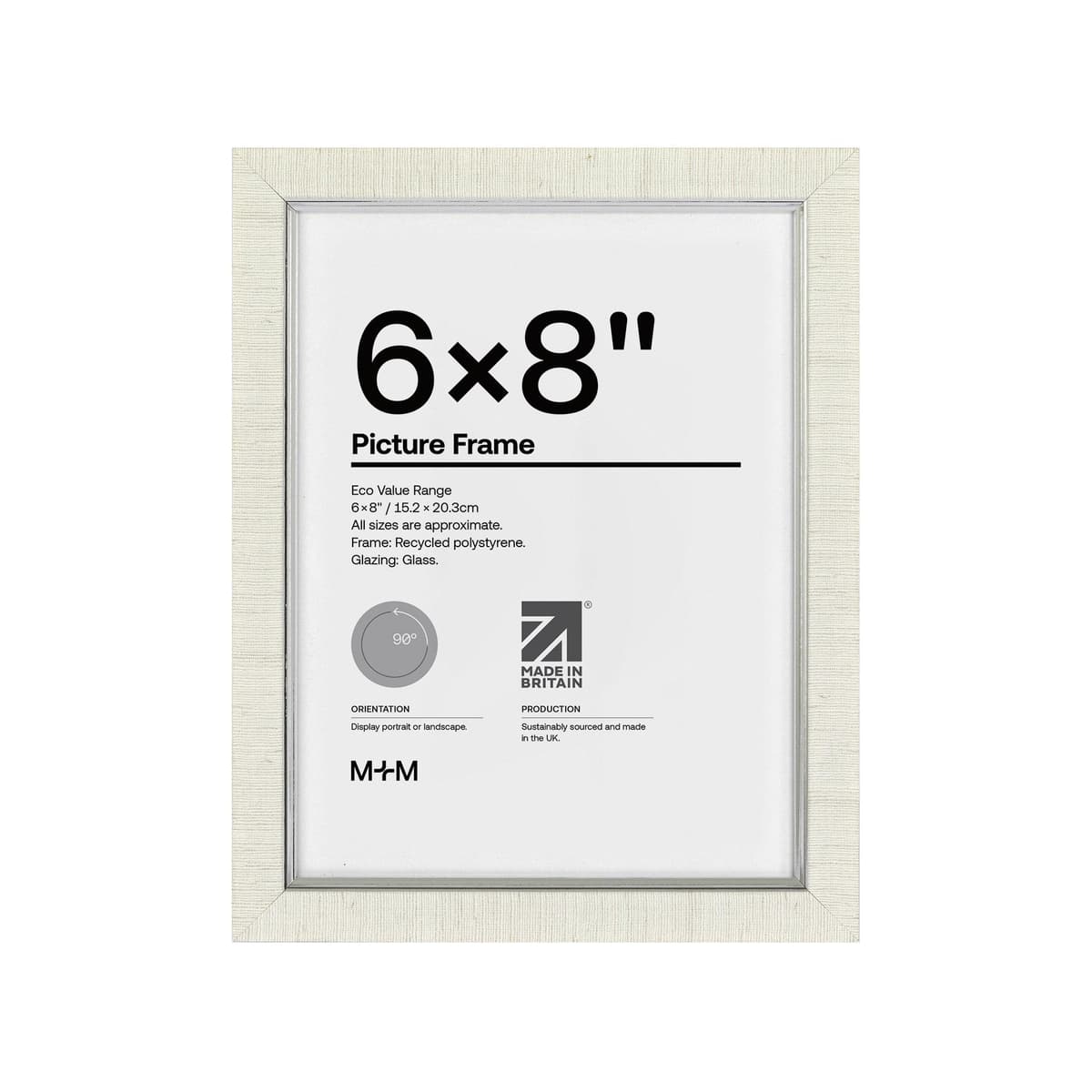Frame A4 Egyptian White