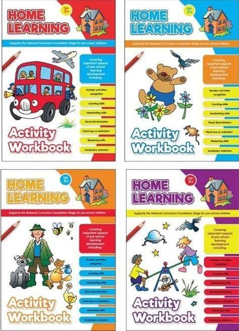 Learning at Home Activity Books