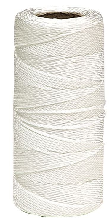 No.6 White 16 Plait Nylon Cord 100m Spool (6H)
