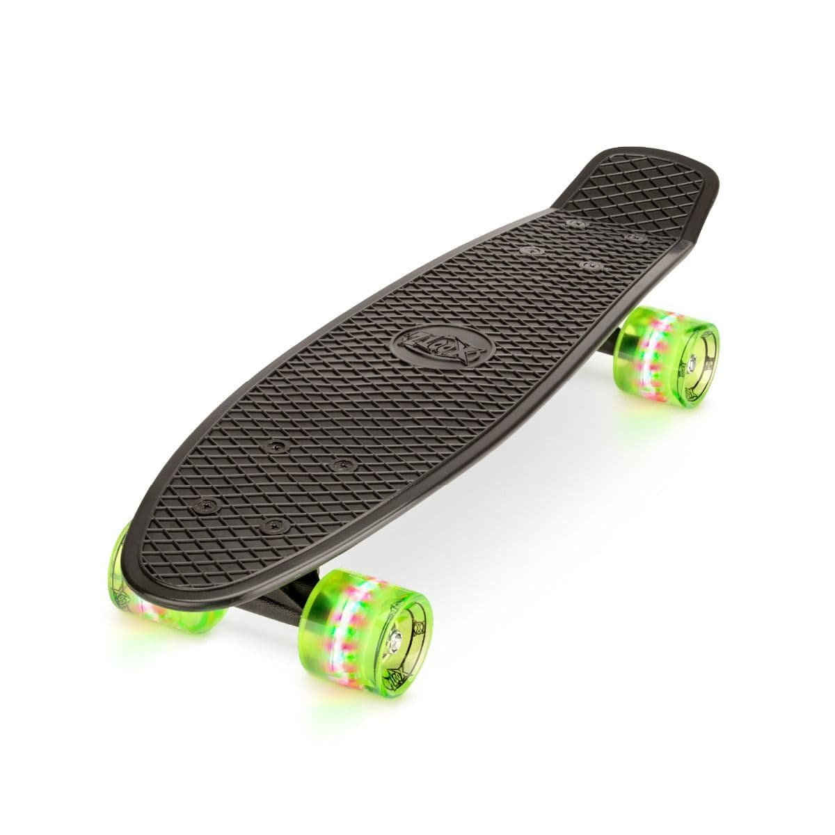 XOO PP SKATEBOARD LED -BLACK -22"