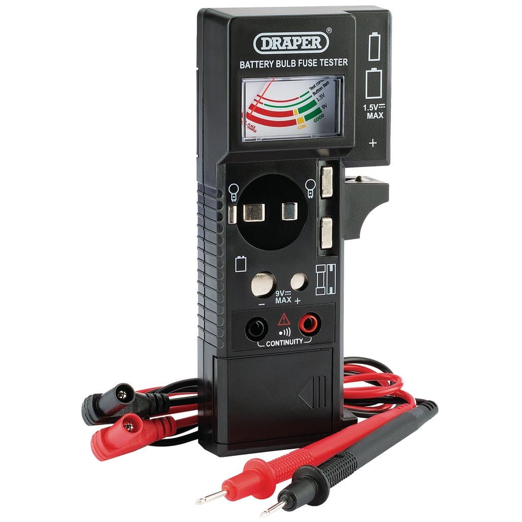 DRAPER BAT/BUL/FUSE/CONTINUITY TESTER