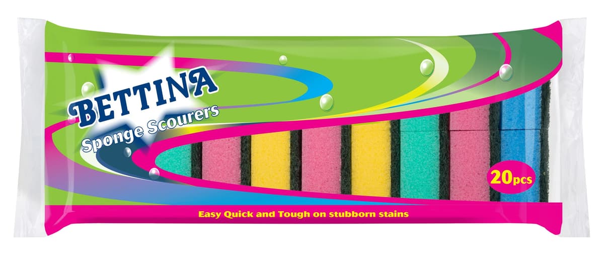Bettina 20pc Sponge Scourer