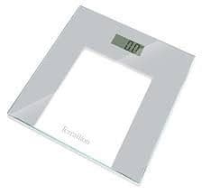 Terrallion  150kg glass electronic bathroom scale with border