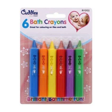 DGI 6 PCS BATH CRAYONS