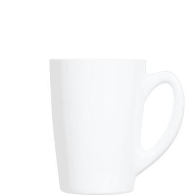 WHITE NEW MORNING MUG 32cl TEMPERED