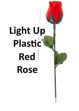 32.5CM LIGHT UP ROSE
IN PVC WRAP