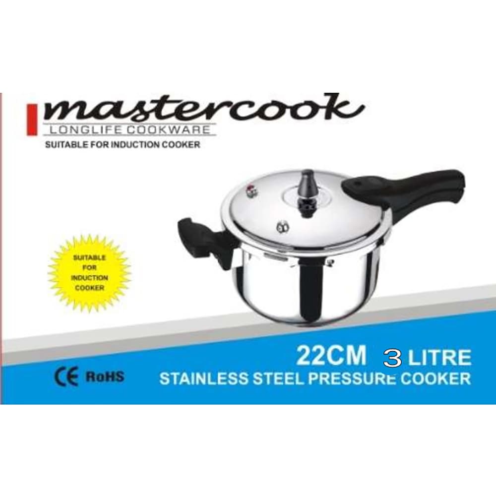 SOV 3 Lt Steel Pressure Cooker With Induction