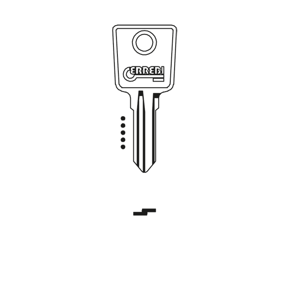 Errebi Cylinder Key BlankOrion LAS2 Silca LS14 JMA LAS-4DTo suit Las Cabinet FM'PK10'
