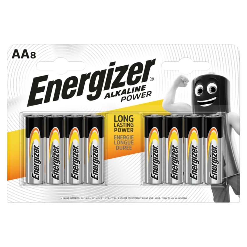 S9337 Energizer Alkaline Power AA BP8 E300128003