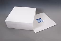Cake Box with square Lids 			White 	16 INCH 2