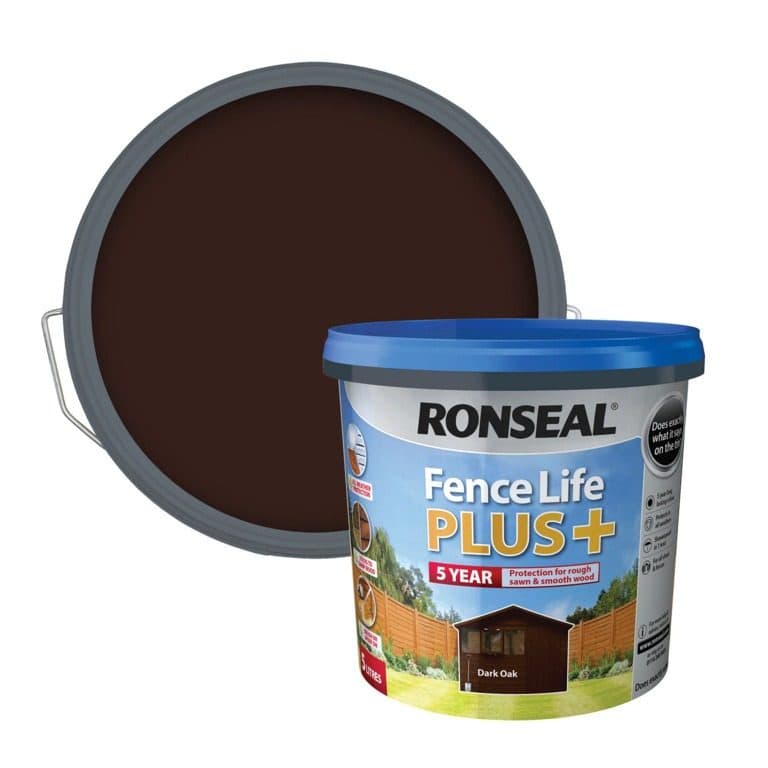 Ronseal  Fencelife plus dark oak 5lt