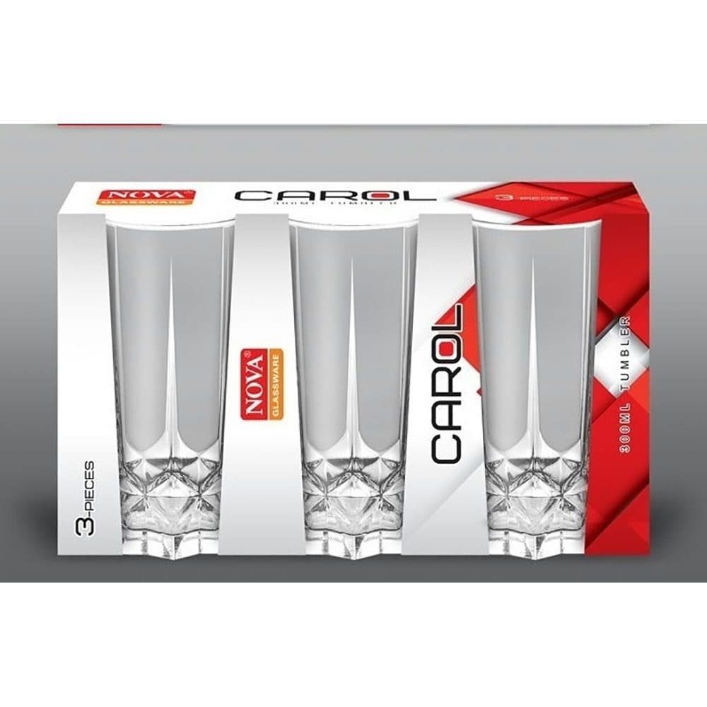 SOV Carol 3 Pc Tumblers 300 Ml