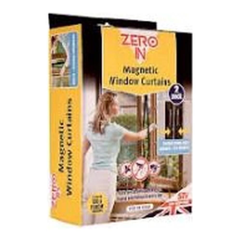 STV MAGNETIC WINDOW INSECT CURTAIN 2PACK