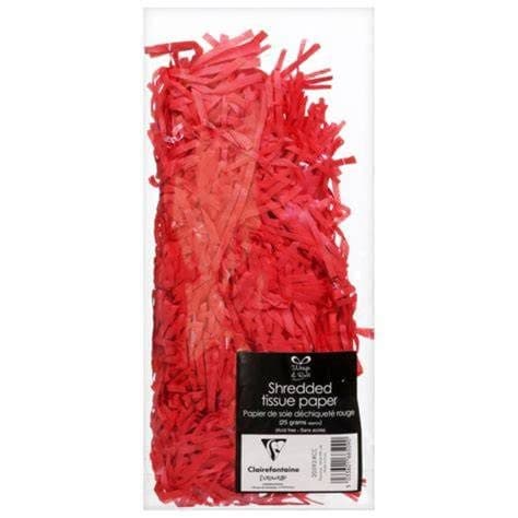SHREDDED TISSUE PPR RED