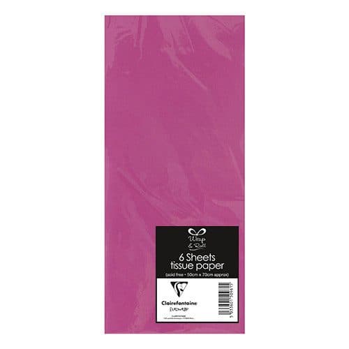6 SHEET TISSUE PPR FUCHSIA
