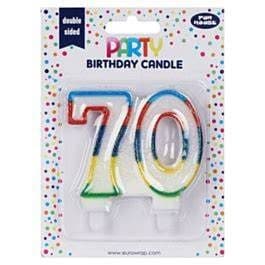 70TH BIRTHDAY CANDLE