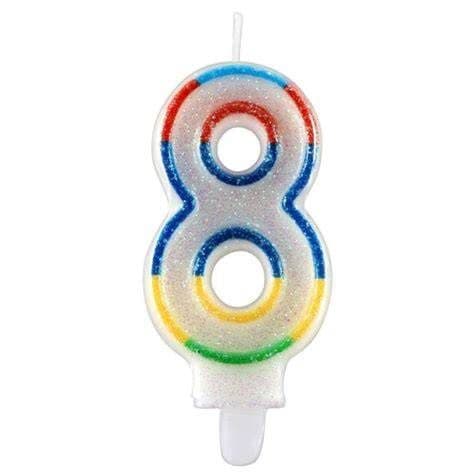 8TH BIRTHDAY CANDLE