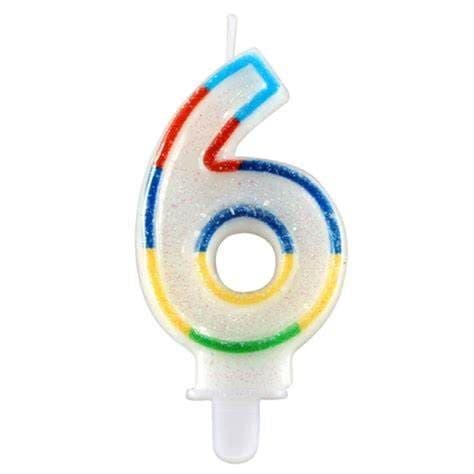 6TH BIRTHDAY CANDLE