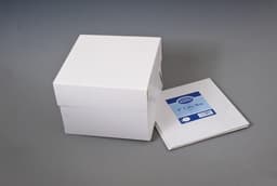 Cake Box with square Lids 			White 	8 INCH 2