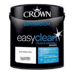 Crown easy clean bathroom brilliant white 2.5lt 1