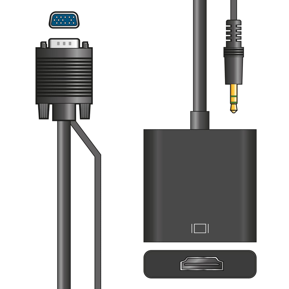 avsl VGA - HDMI Adaptor Kit