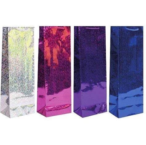 BOTTLE HOLO GIFT BAG