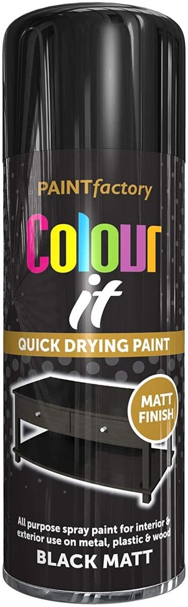 COLOUR IT-  BLACK MATT 400ML