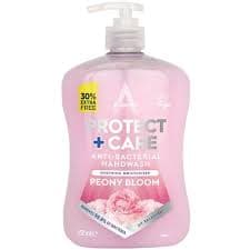 ASTONISH Protect & Care 600ml Anti Bacterial Handwash Peony Bloom