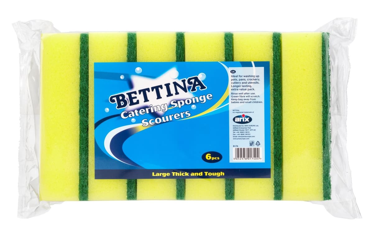 Betina Catering Sponge Scoures 6pc
