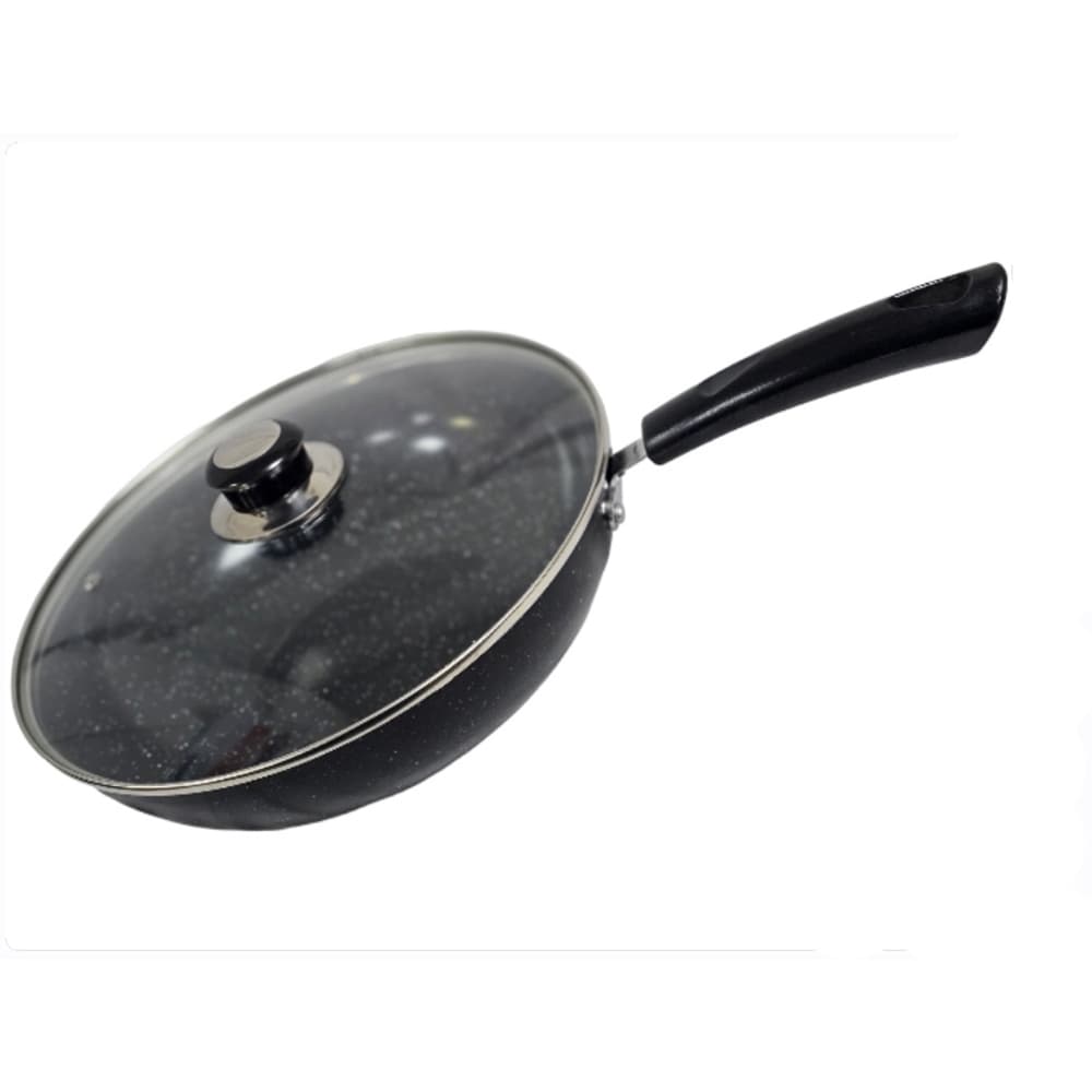 SOV 30cm Non Stick Pl Wok+lid-ceramic