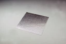8" SQUARE EMB CAKE BOARD 1.7MM SIL STS8. PACK OF 5 2