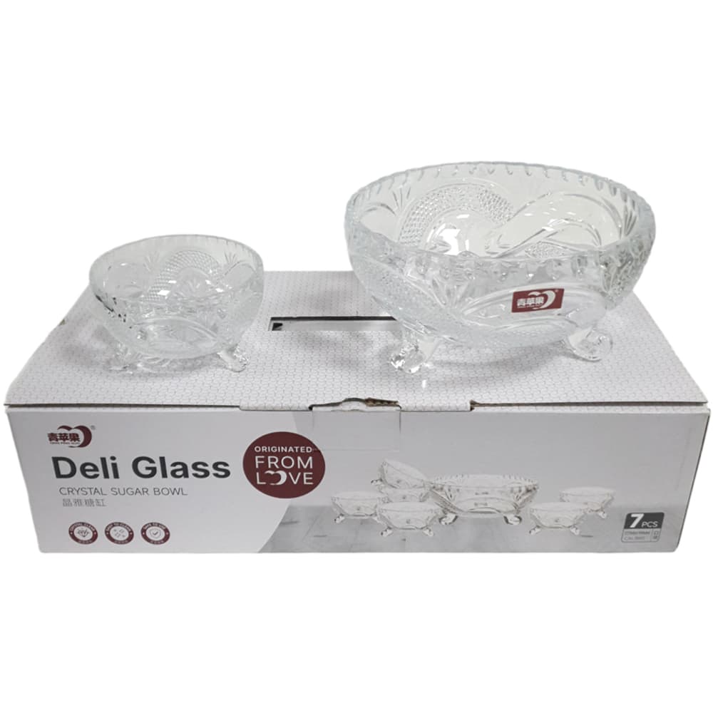 SOV 7pc Cristal Rd Fruit Set Tg24/l7