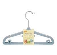 DGI 3 PC ABC VELVET HANGER BLUE RY- (24/48)
