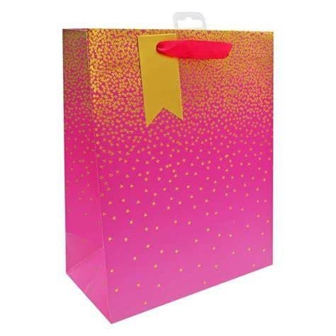 PINK OMBRE LARGE  LARGE BAG